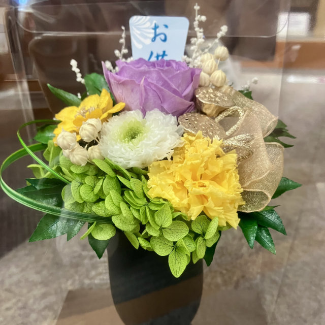 プリザーブドフラワー 沙羅