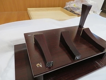 経机の足の修理