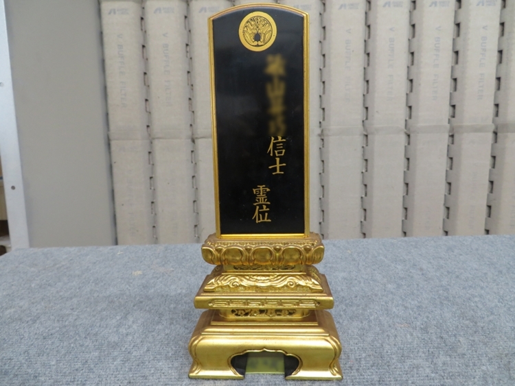 位牌のクリーニング