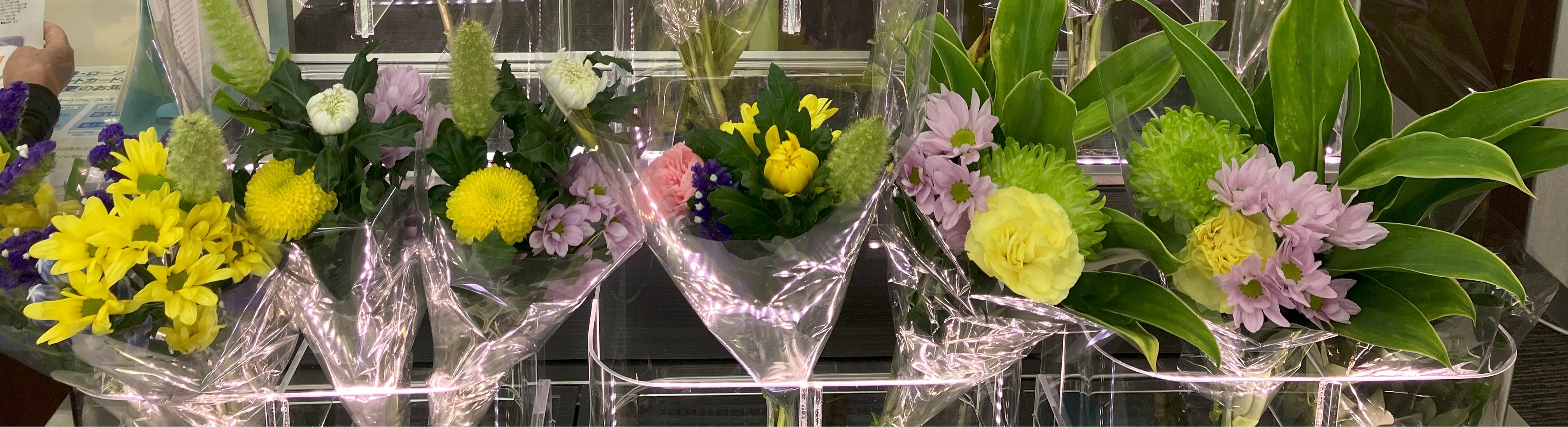 生花揃ってます。