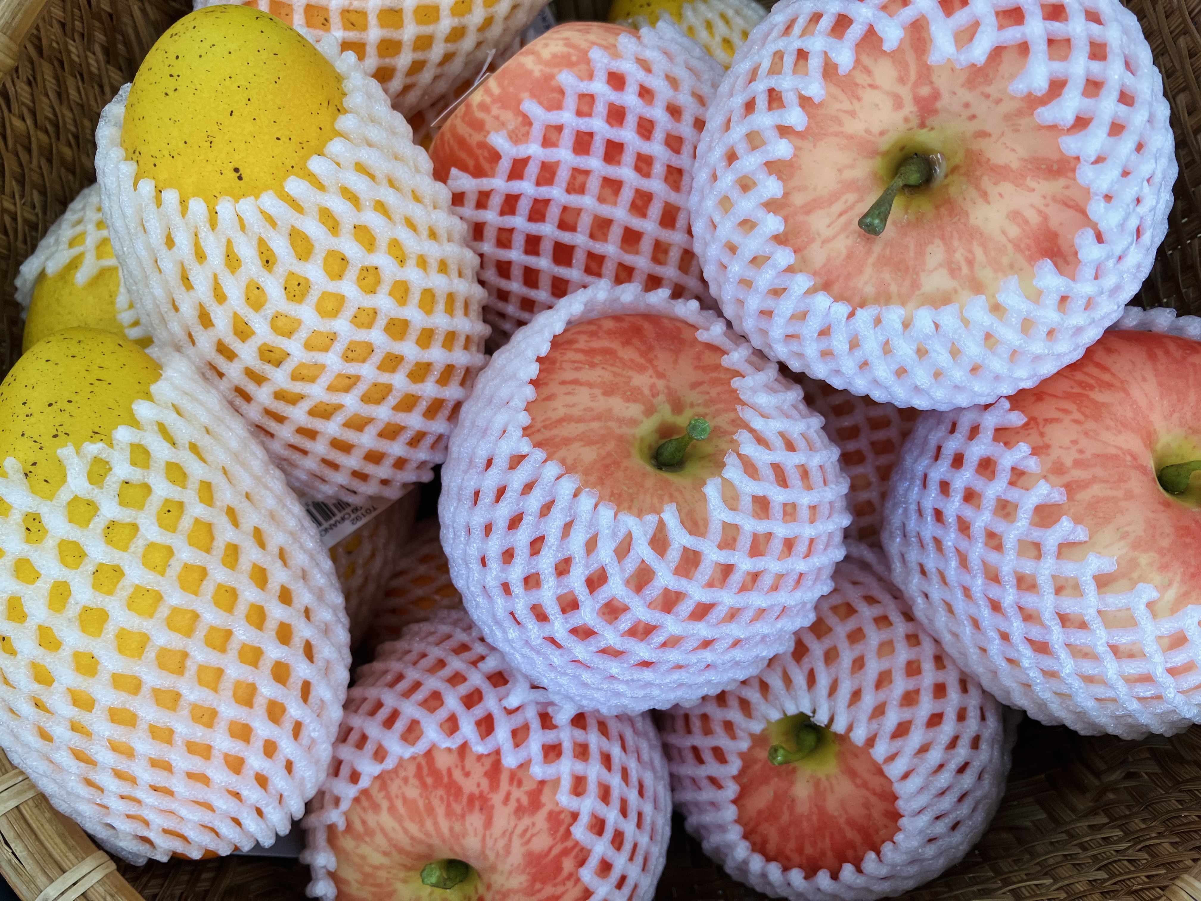 かごに盛ります