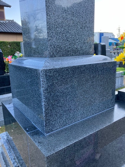 お墓の目地補修