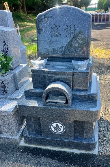 8月に建立したお墓