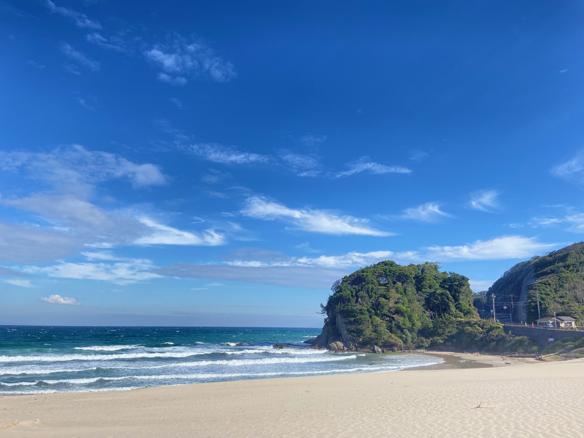 白浜の海線香