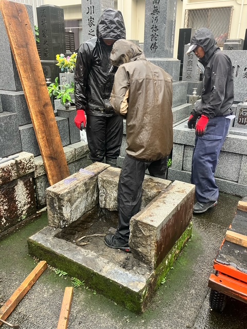 10月の墓じまい