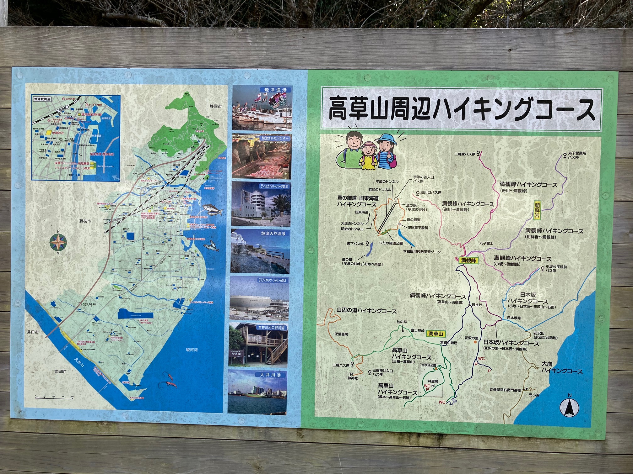 ハイキングコース