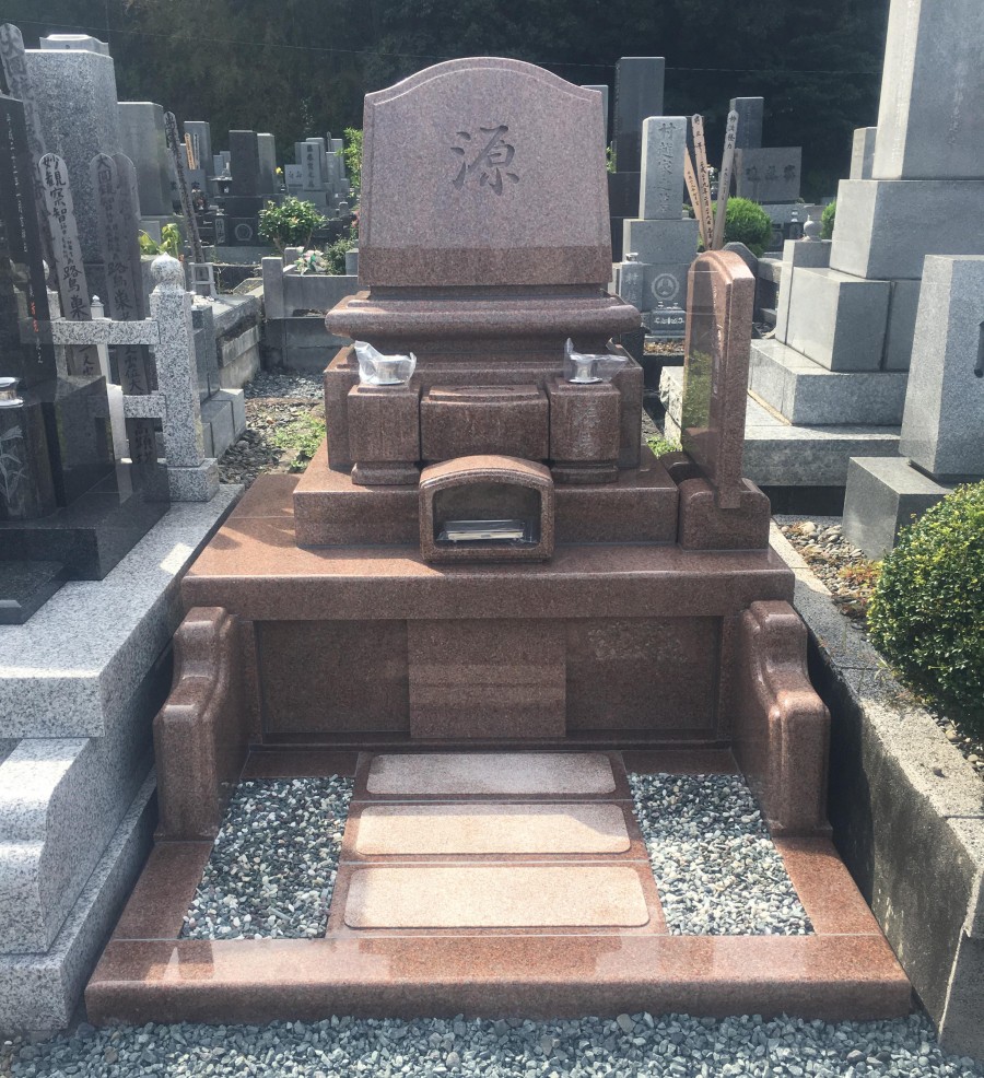 墓石の施工!