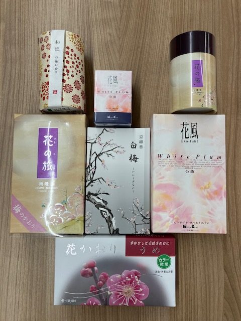 梅と桜のお線香