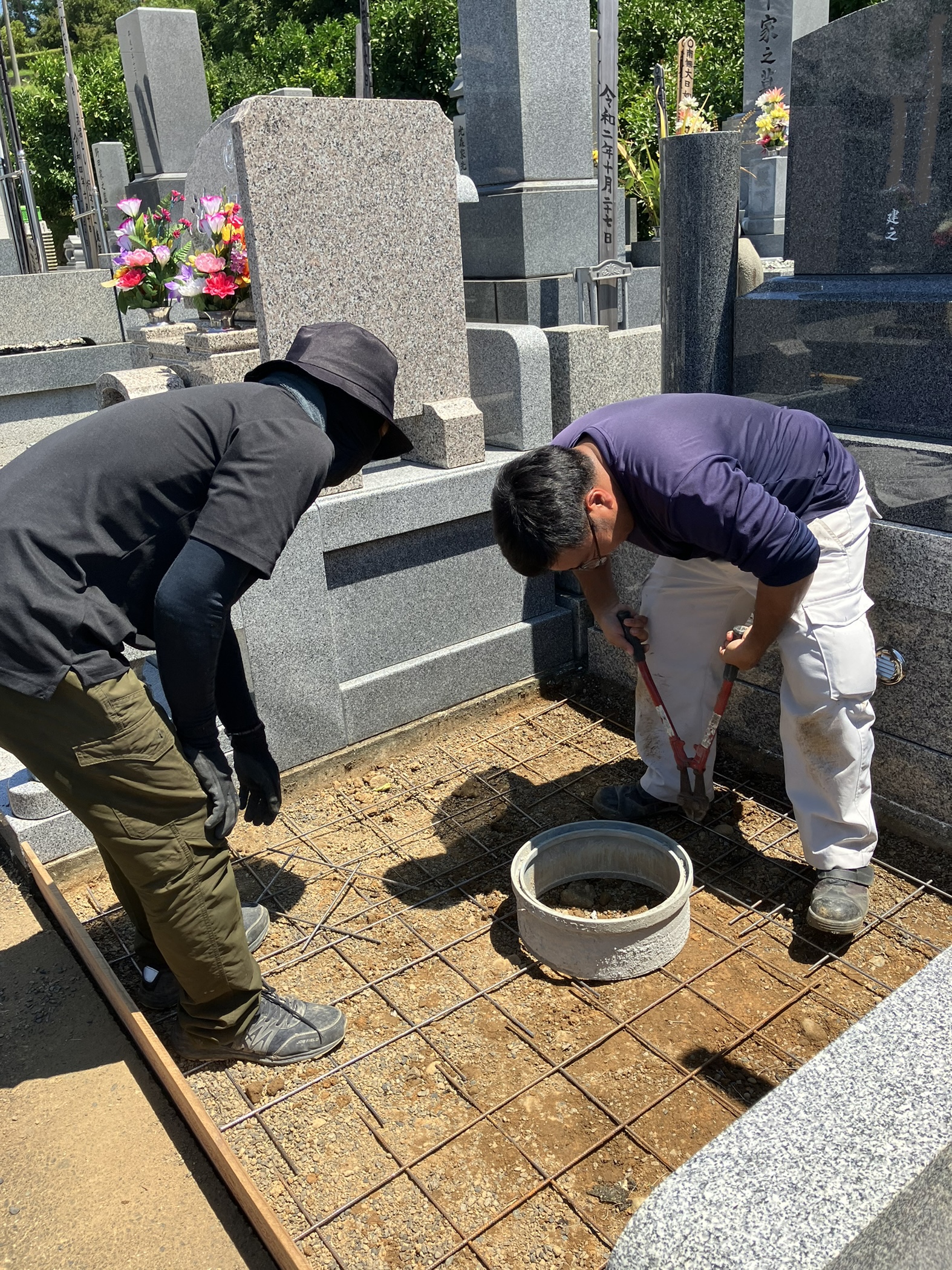 暑さに負けず！