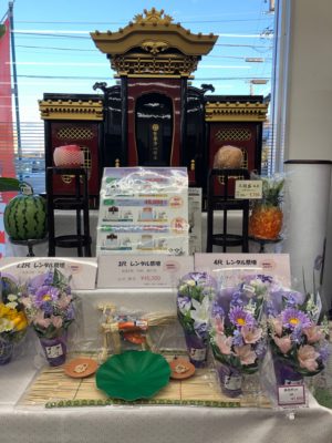お盆のレンタル祭壇