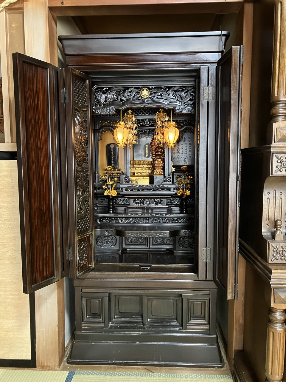 仏壇内　仏具新調