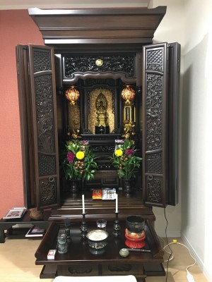 リフォーム仏壇納品