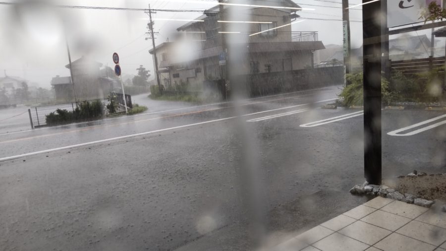 台風7号接近中!!
