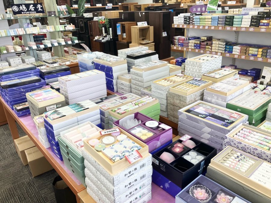 お盆にお線香を！